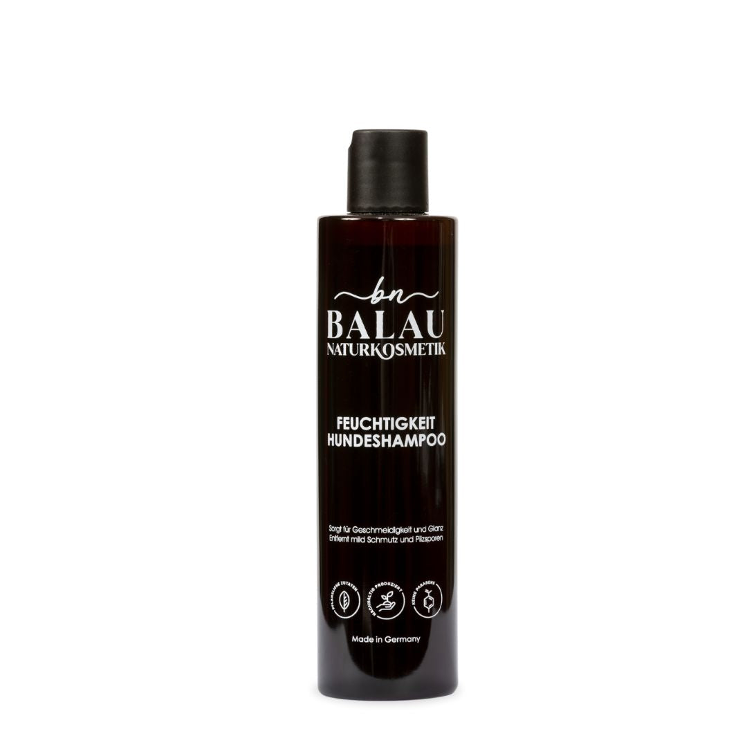 Balau Naturkosmetik Feuchtigkeit Hundeshampoo – sanfte Pflege für Hunde, spendet Feuchtigkeit und verleiht Glanz