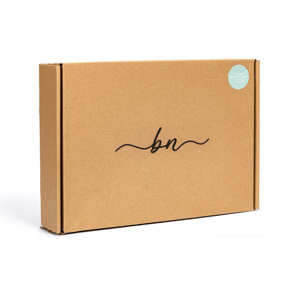 Balau Naturkosmetik Versandkarton – nachhaltige Verpackung im Marken-Design