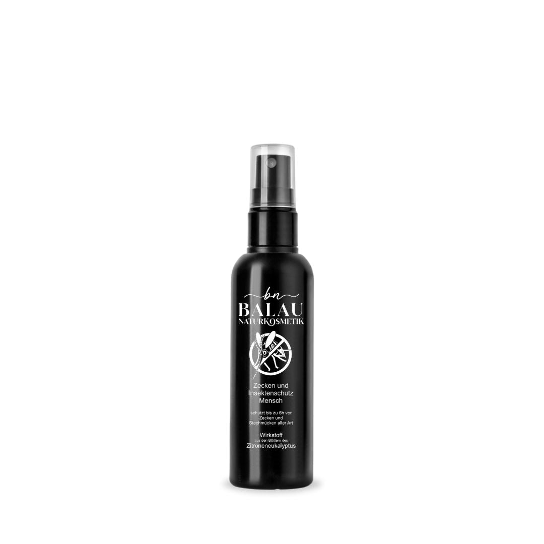 Balau Naturkosmetik Zecken- und Insektenschutz Spray Mensch – natürlicher Schutz mit Zitroneneukalyptus